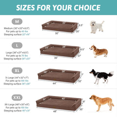 COZY KISS XXL dog bed waterproof liner protects foam from spills