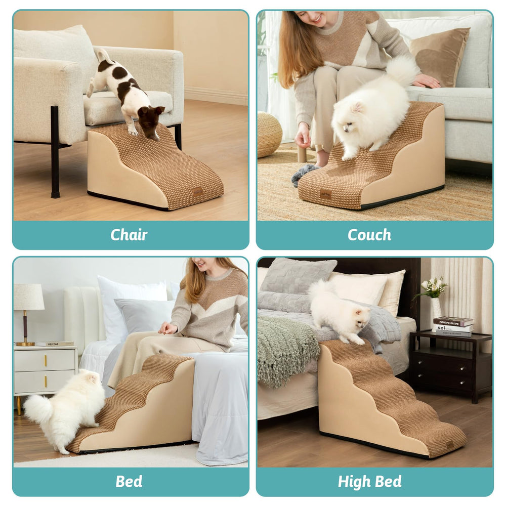 COZY KISS Dog Stairs assembly-ready and easy to clean for busy homes.