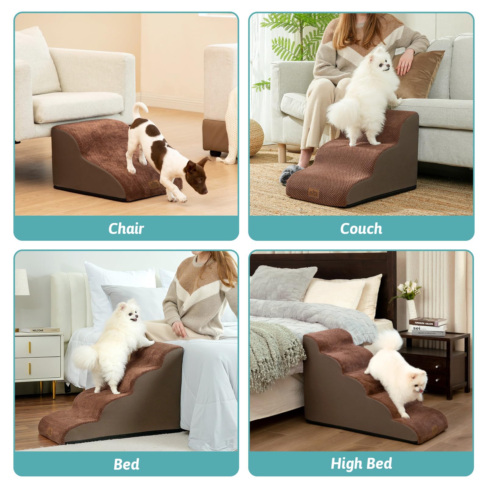 COZY KISS durable side fabric resists claws during use