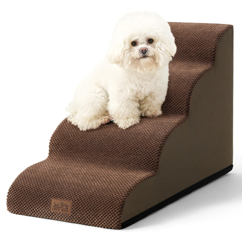 COZY KISS dog stairs curved design eases entry for small dogs