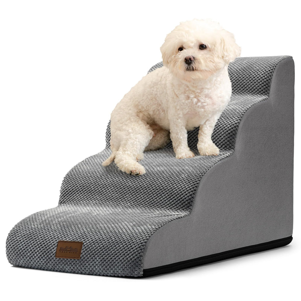 COZY KISS dog stairs curved design helps small pets reach sofas with comfort