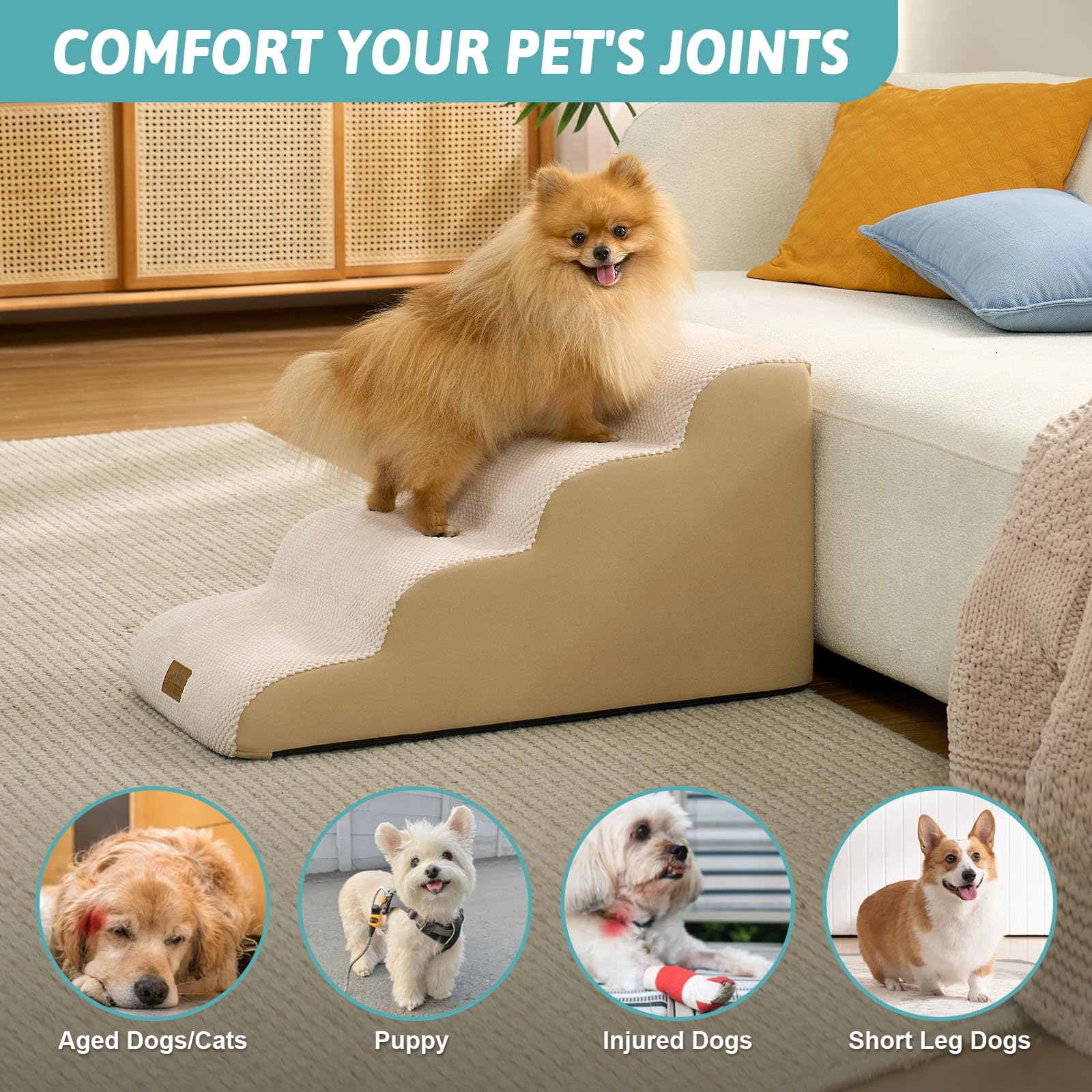 COZY KISS high-density foam supports up to 80 pounds