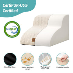 COZY KISS leakproof cover protects foam from spills.