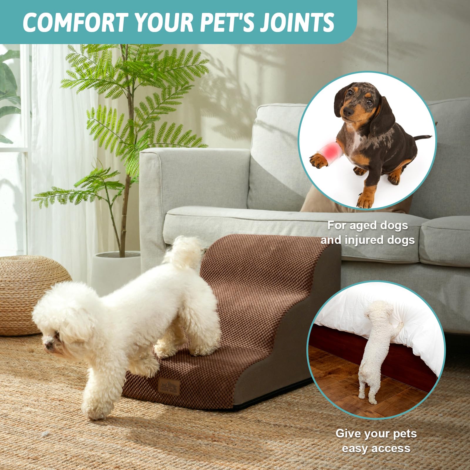 COZY KISS leakproof cover highlights easy cleaning and water resistance