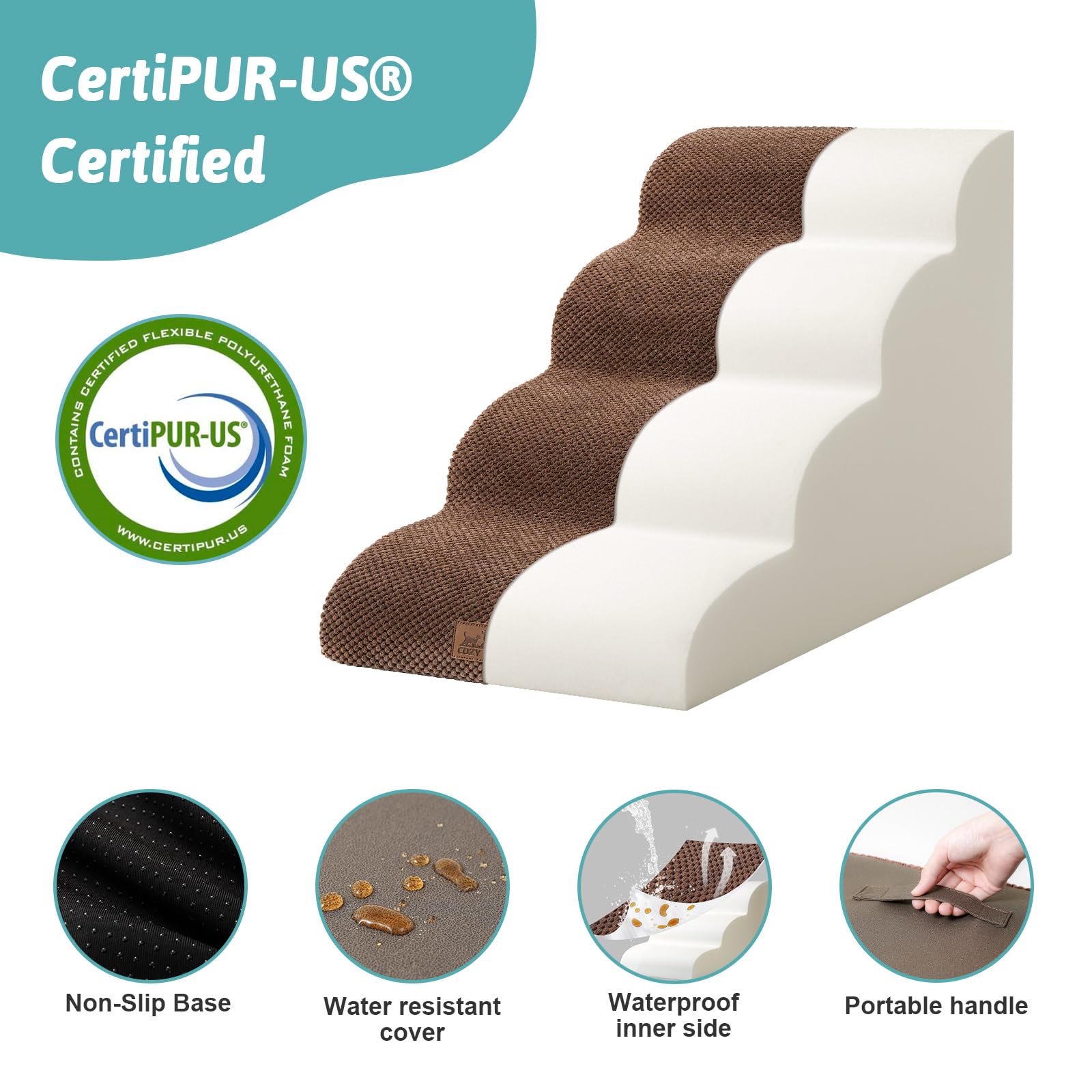 COZY KISS leakproof surface with non-slip bottom for stability