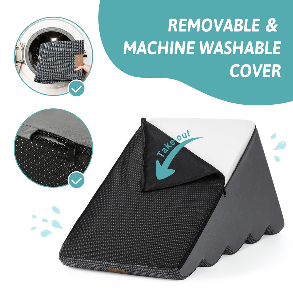 COZY KISS portable handle for easy carrying between rooms.
