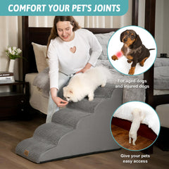 COZY KISS soft foam steps cushion joints during gentle climbs.