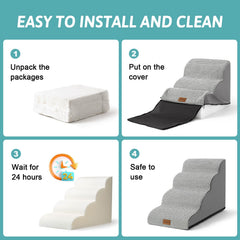 COZY KISS waterproof outer cover keeps stairs clean