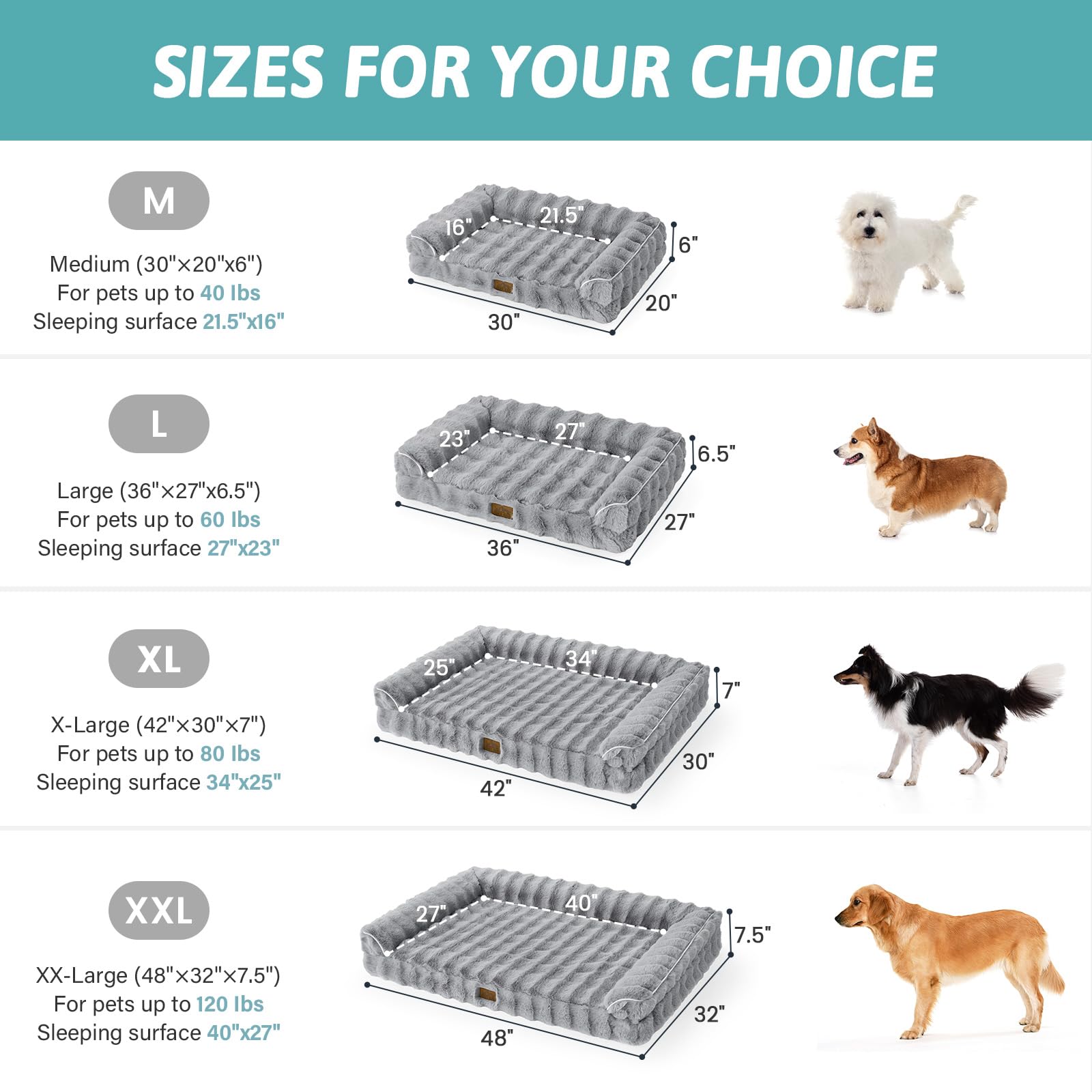 COZY KISS Faux Fur Orthopedic Bed dog snuggling for cozy lounging