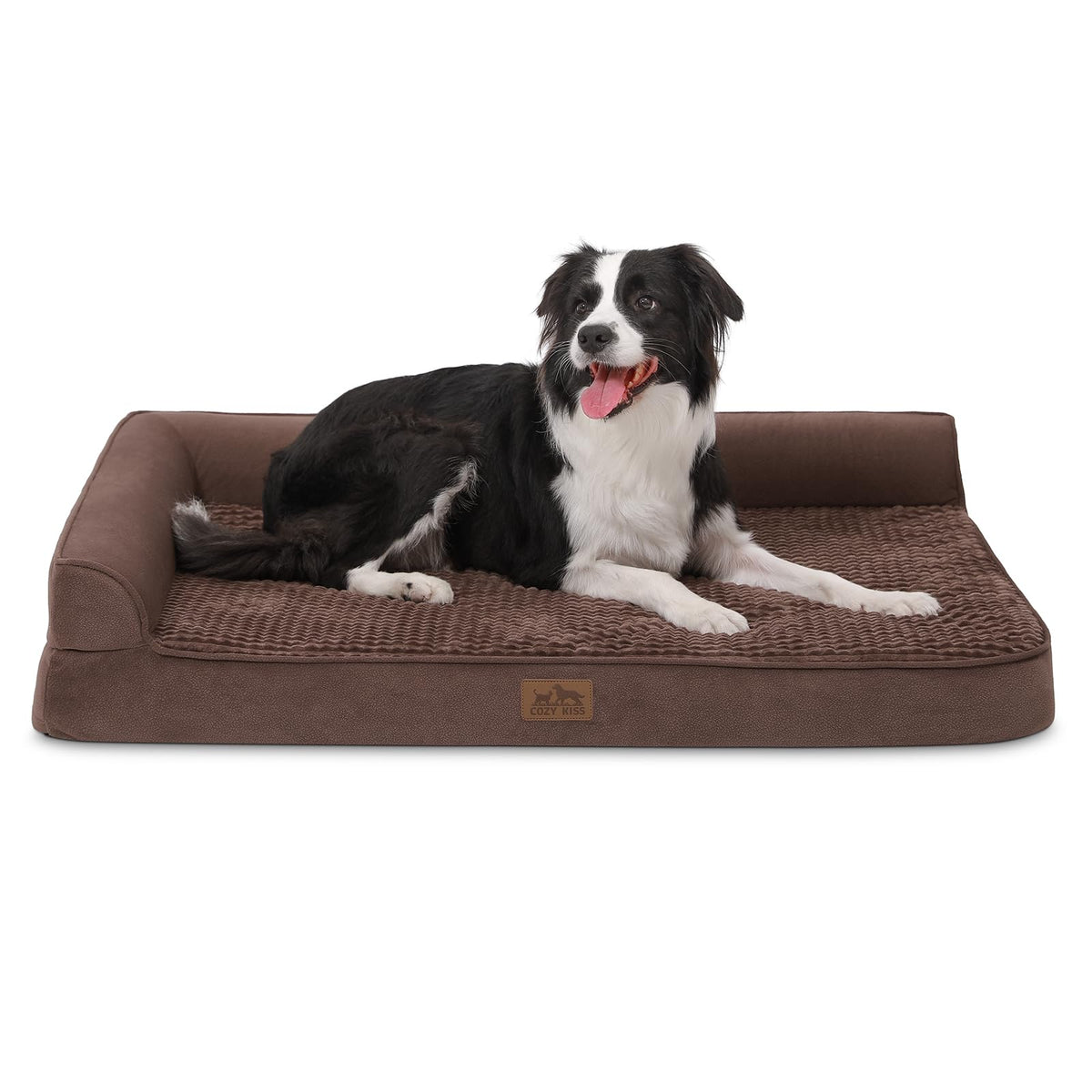 COZY KISS orthopedic bed front view for extra-large dogs
