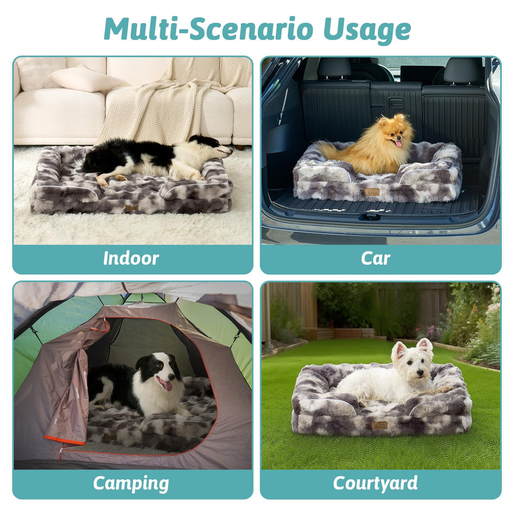 COZY KISS Orthopedic Bed packaged shot indicating ready-to-use setup