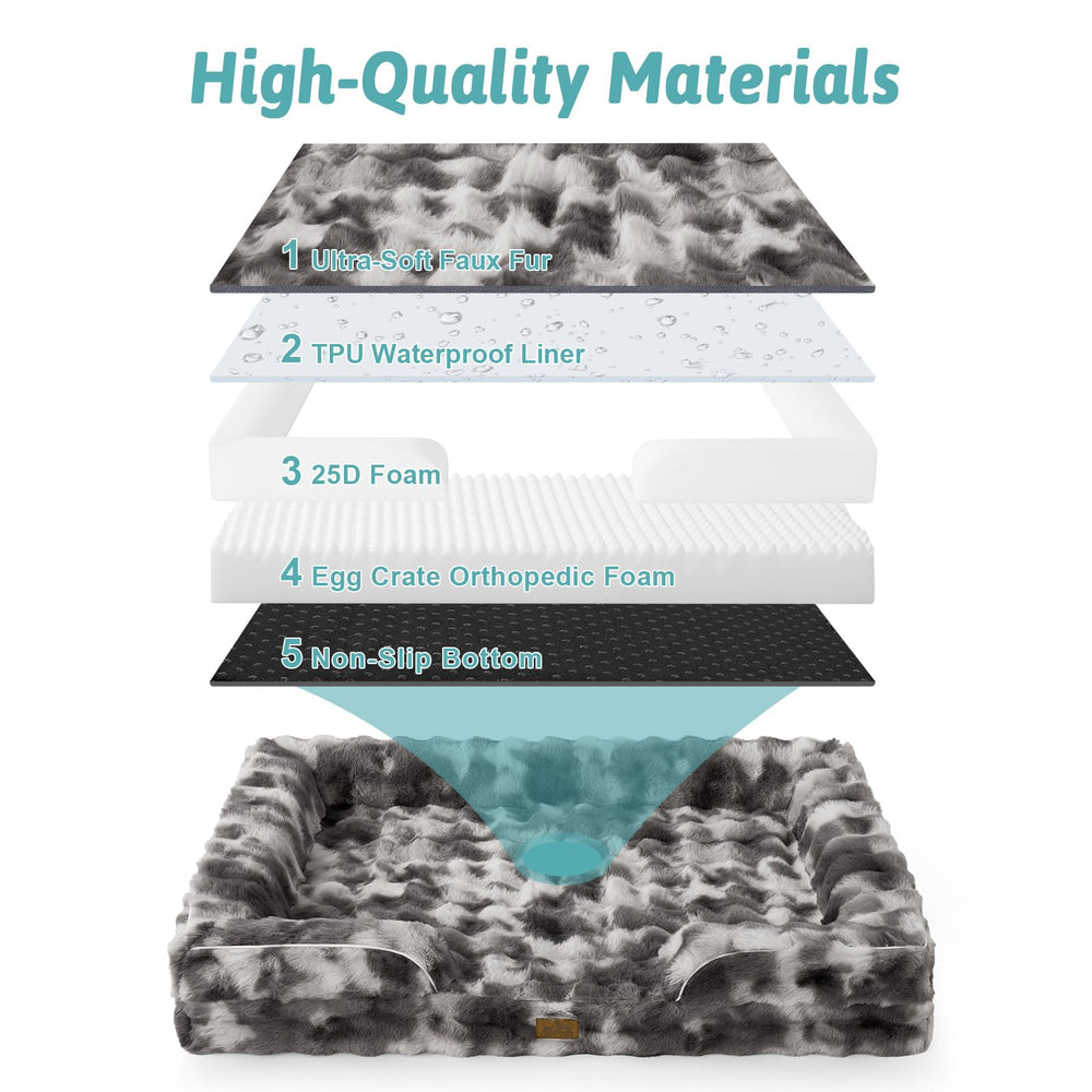 COZY KISS bed with easy-grip carry handle for portability.