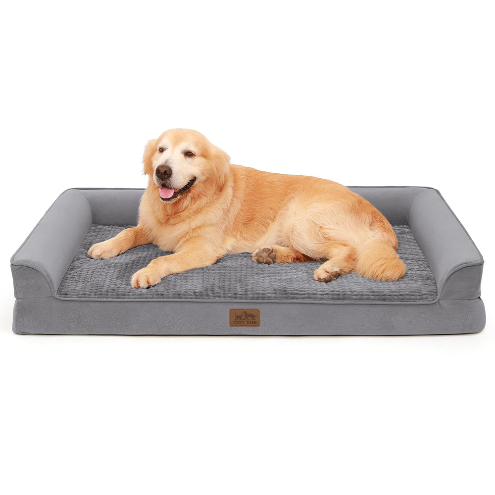 COZY KISS orthopedic dog bed XXL side view showing supportive design for large dogs