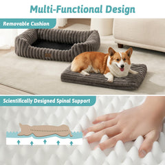 COZY KISS waterproof lining protects floors and keeps the bed durable.