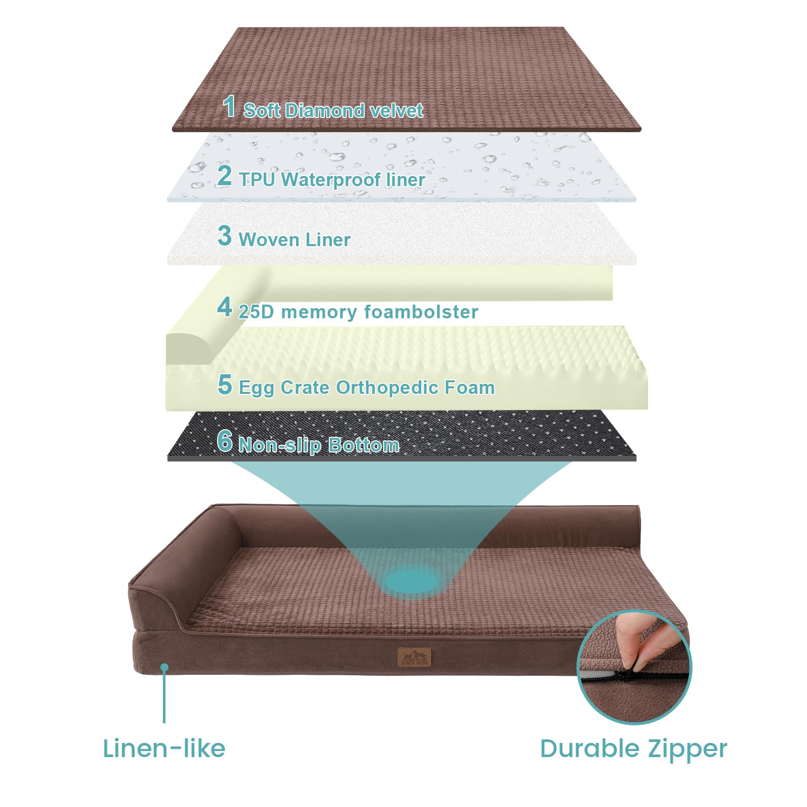 COZY KISS bed designed for indoor and outdoor use versatility.