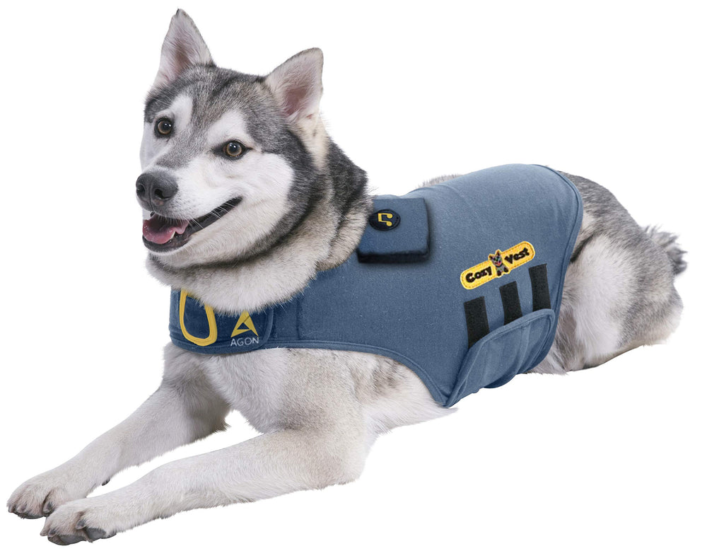 CozyVest dog anxiety vest breathable fabric for daily comfort