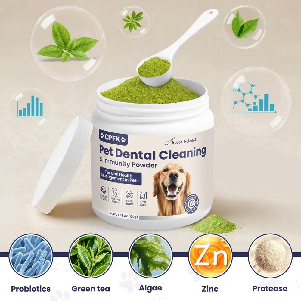 CPFK powder with green tea and kelp emphasizing antioxidant ingredients