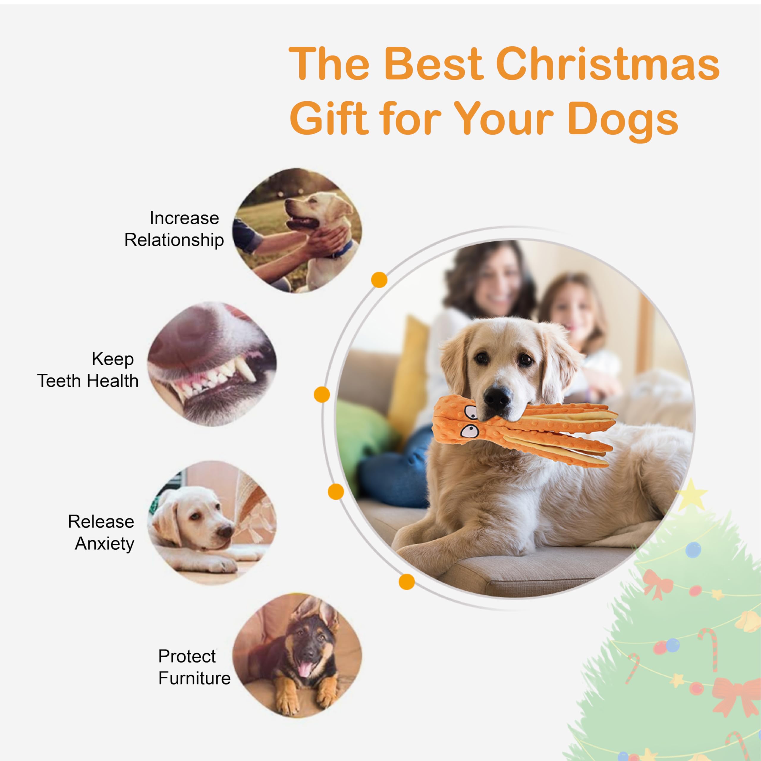 CPYOSN 2-pack dog toys boost value with double fun and boredom relief.