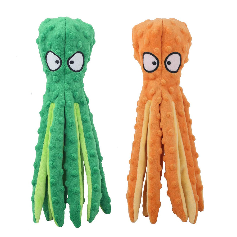CPYOSN octopus dog toy squeak-head engages dogs with interactive play.
