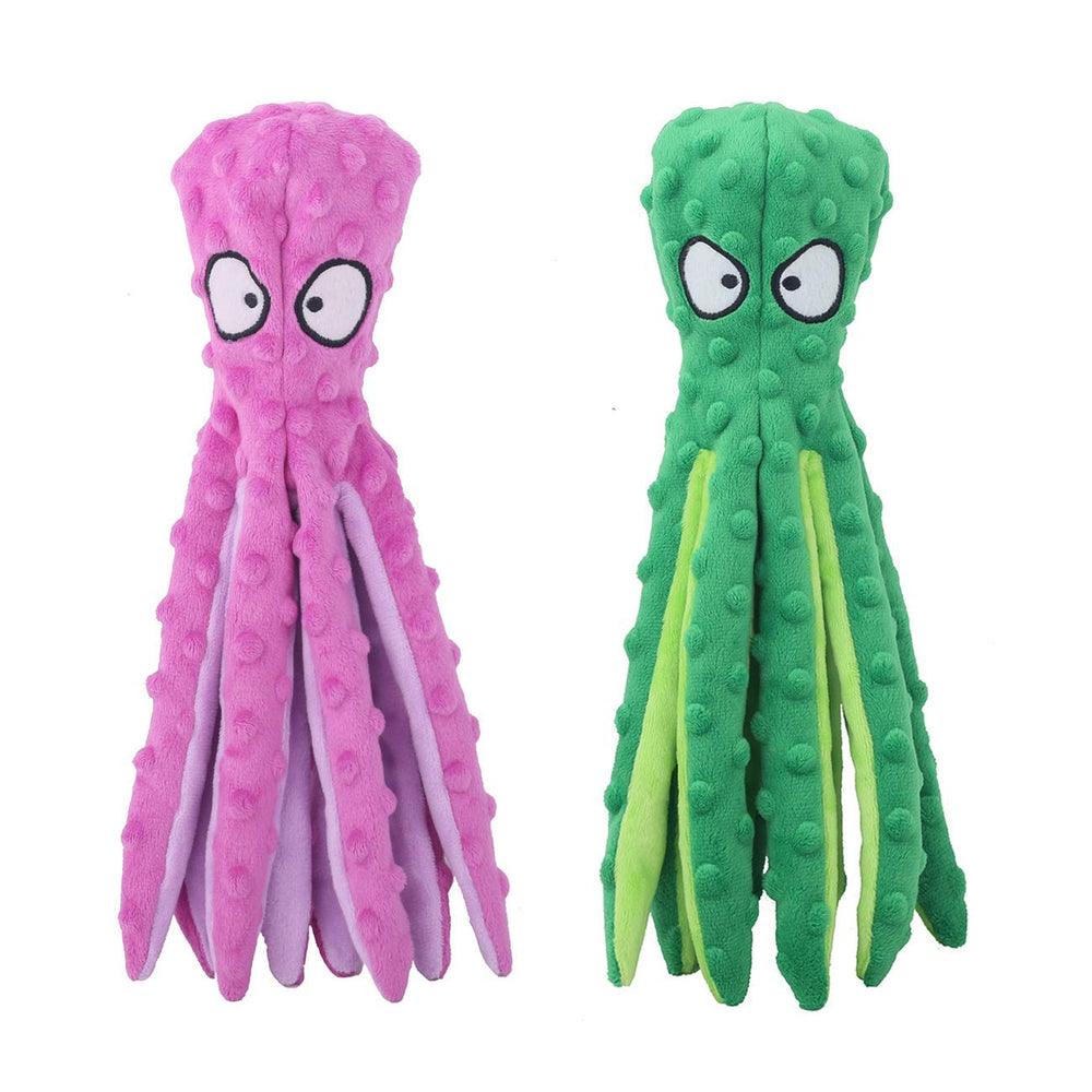 CPYOSN Octopus squeaky dog toy prompts interactive play and exercise.