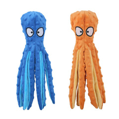 CPYOSN octopus squeaky plush dog toy pack for interactive play and fetch.