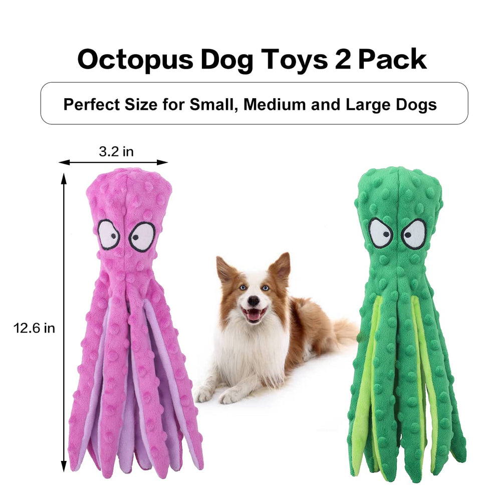 CPYOSN two-pack octopus toys offer variety for training and boredom relief.