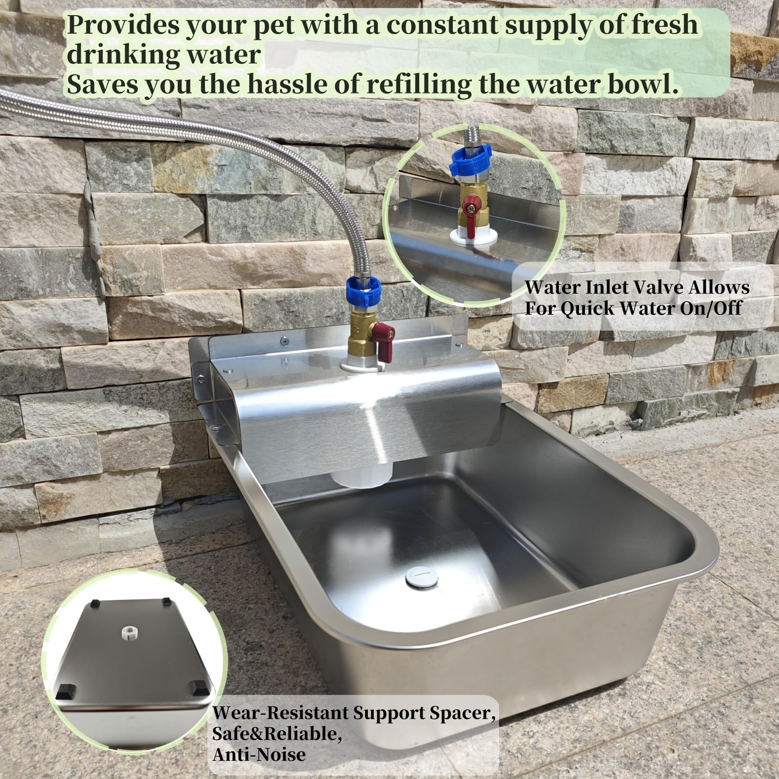 CQFJLM float valve detail highlights automatic refill and steady water level