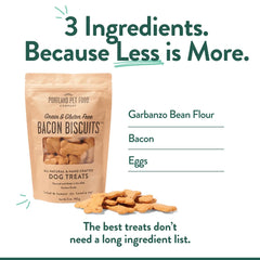Crafted by Humans bacon dog treats texture closeup showing crunch for training snacks