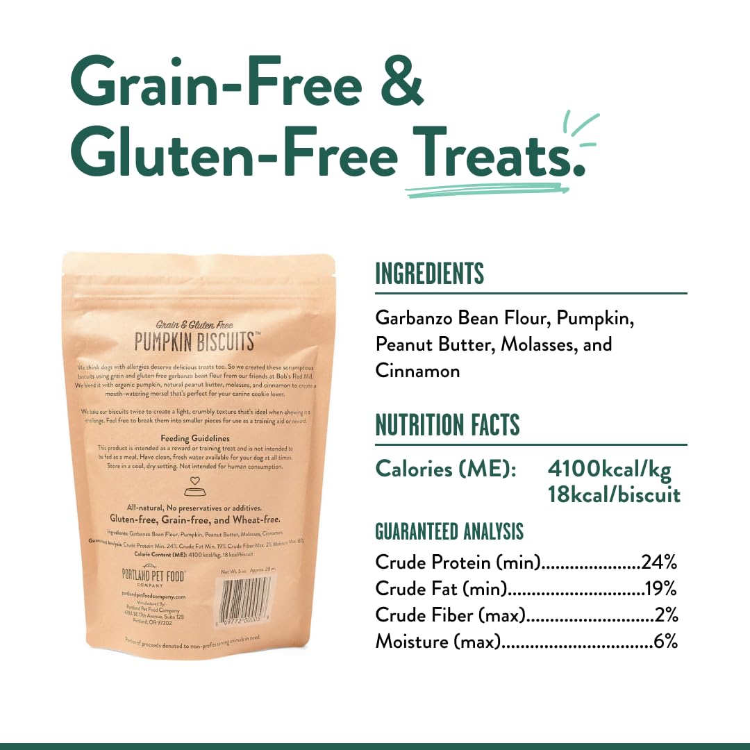 Crafted by Humans Loved by Dogs pumpkin dog treats USA-made label on bag for trusted sourcing