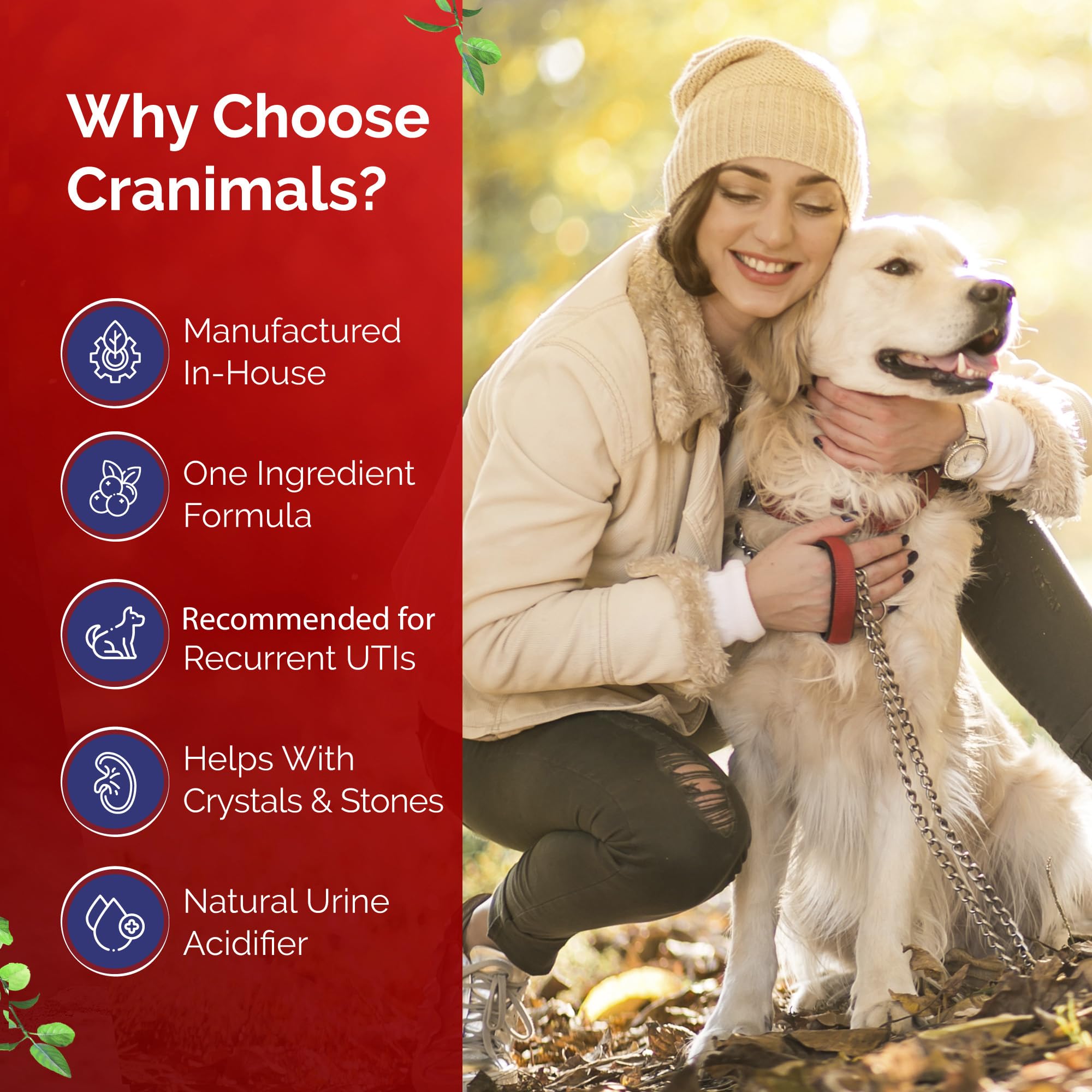 Cranimals cranberry dose spoon included for easy daily administration