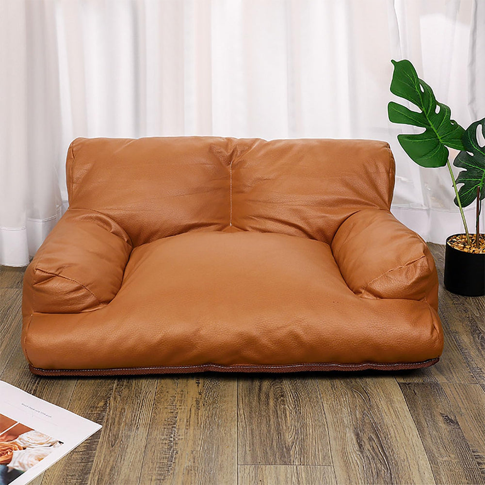 Craoopii Pet Sofa Bed dims 25-59x19-68in fits pets well.
