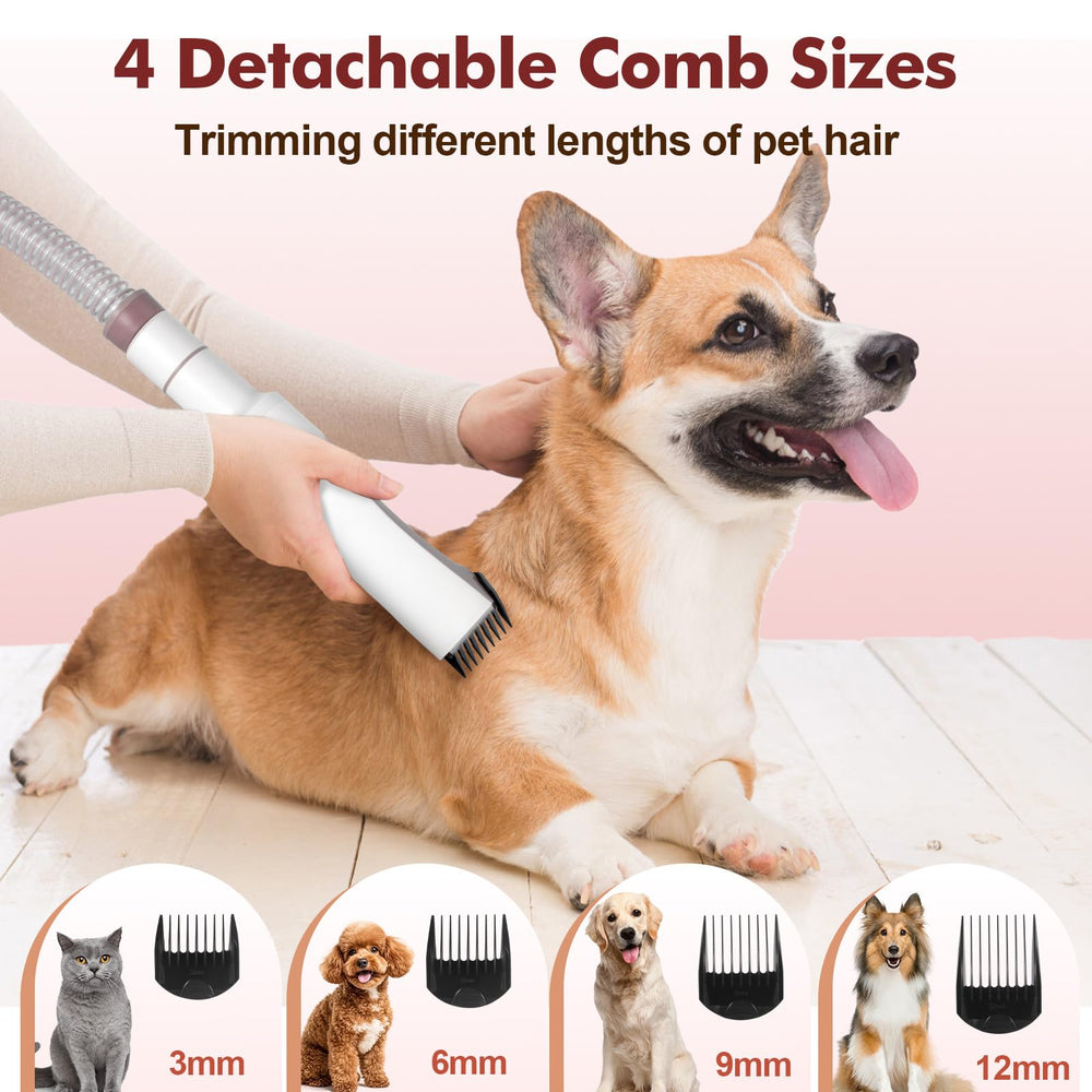 Crazydeer low-noise design at 60dB keeps pets calmer during grooming