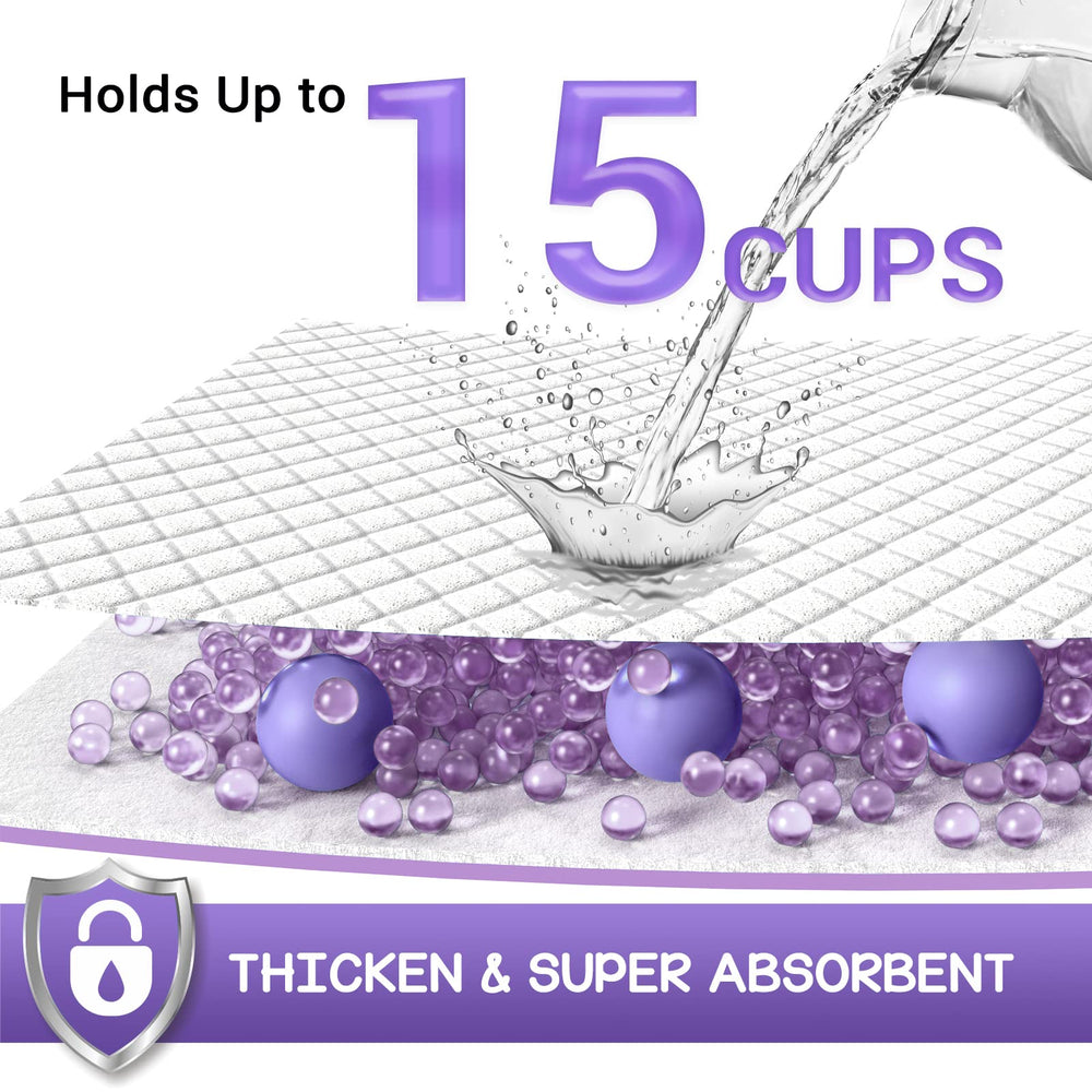 Croci cat pads absorb up to fifteen cups of liquid.