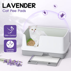 Croci cat pads in Breeze System box demonstrate easy, quick replacement.