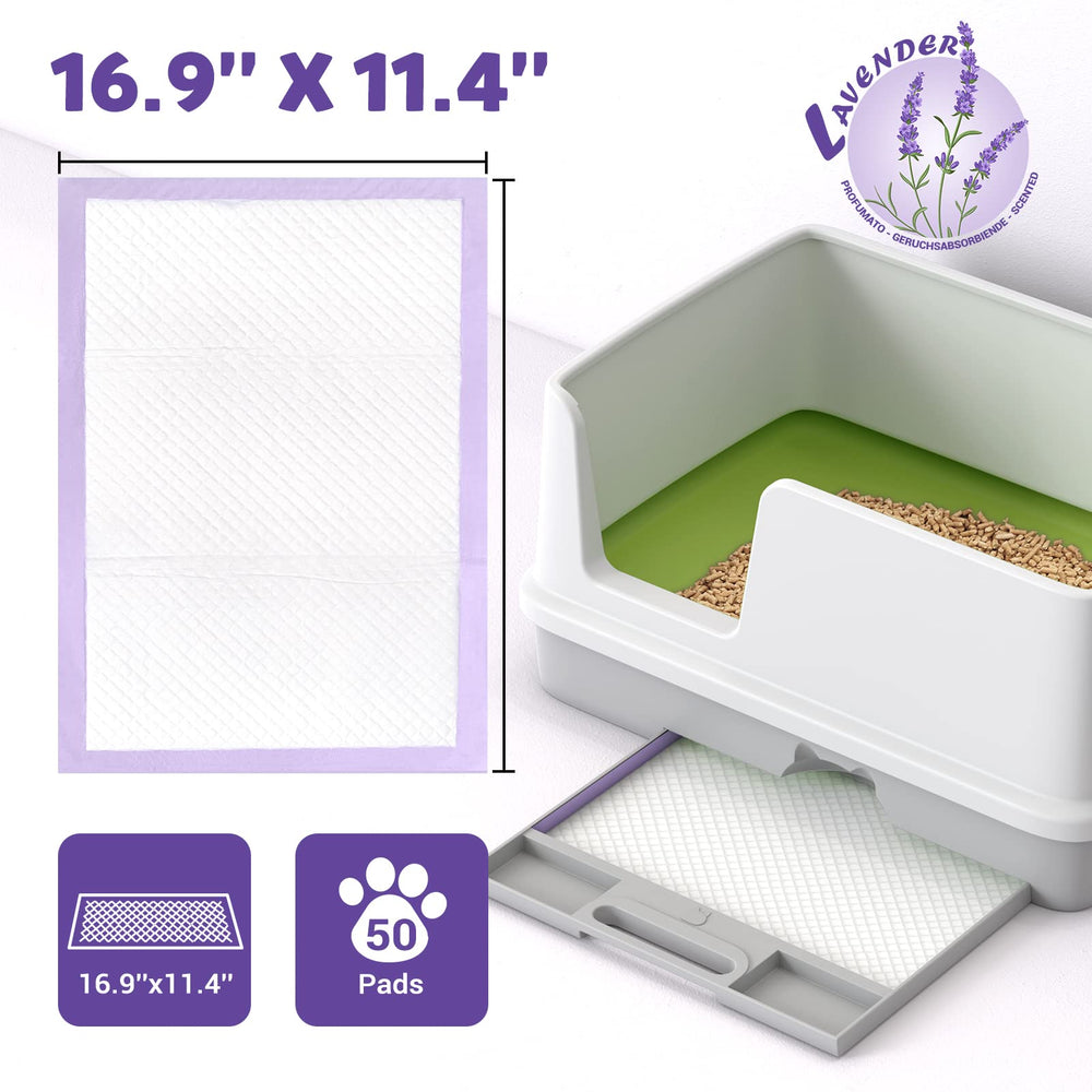 Croci cat pads lavender scent for fresher litter area.