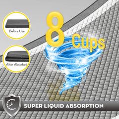 Croci Charcoal Puppy Pads odor-control feature with activated carbon helps maintain freshness