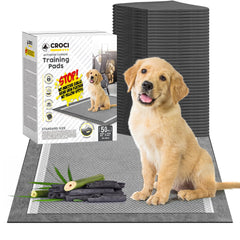 Croci Charcoal 22x22 Puppy Pee Pads front view for potty training