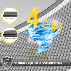 Croci instant absorption 3D quilting demonstrating quick moisture capture