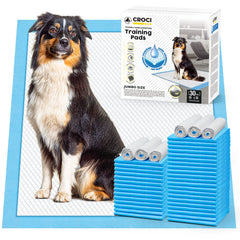 Croci Wee Wee Pads 36x36in on floor showing large, absorbent surface for training.