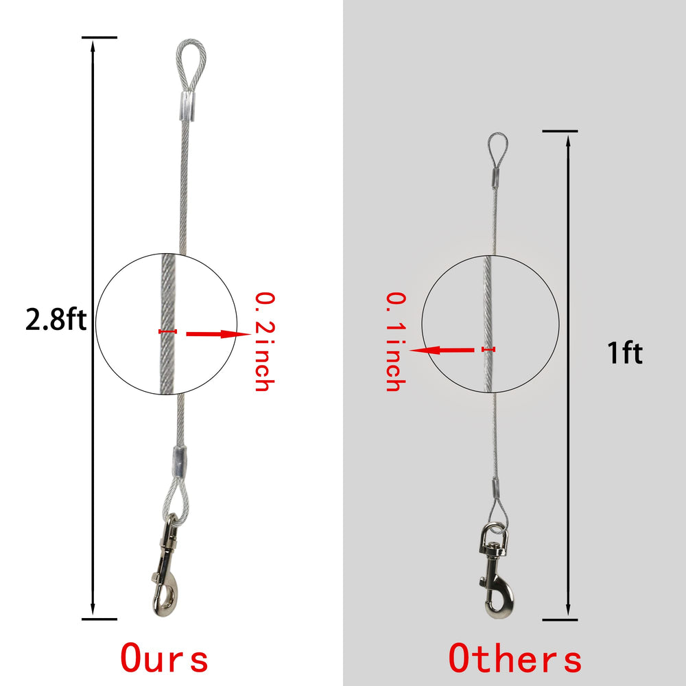 CROWN PAWS anti-chewing wire detail highlights durability for busy dogs.