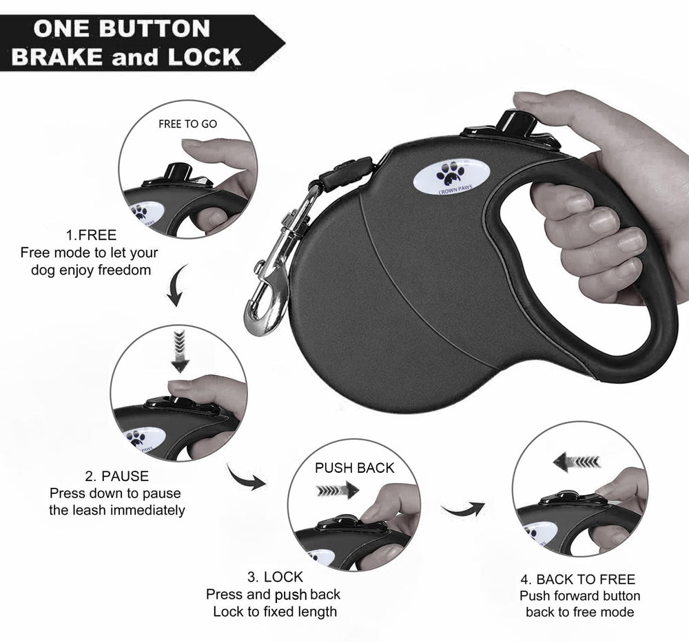 CROWN PAWS braking system enables quick, intuitive control for safer stops.