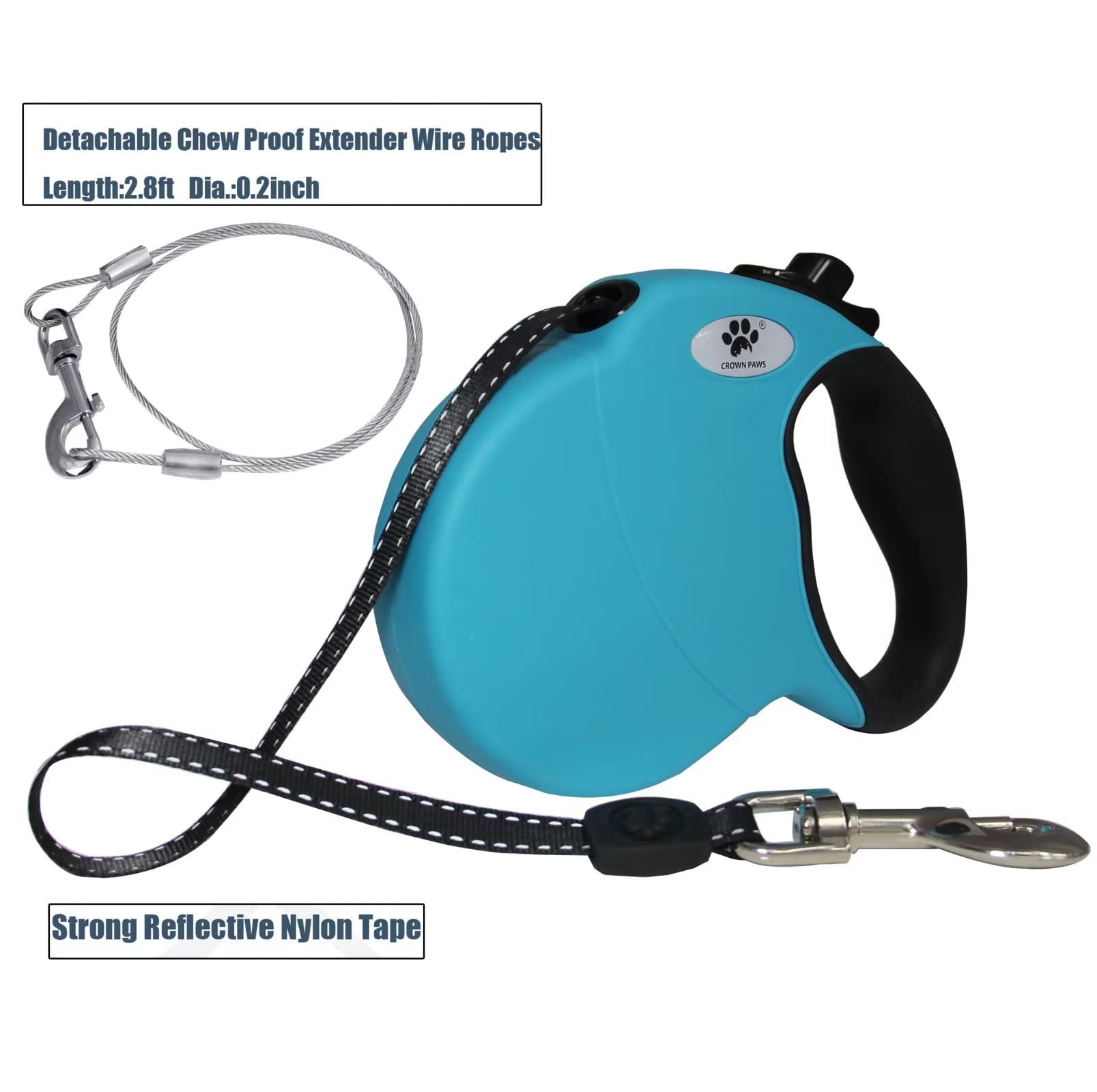 CROWN PAWS tape-guidance system demonstrates tangle-free 360-degree extension.