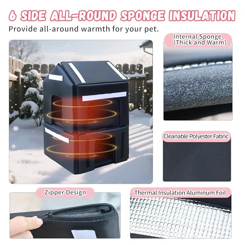 CSQOO triple-escape-door design allows easy entry and quick exit for pets.