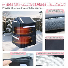 CSQOO triple-escape-door design allows easy entry and quick exit for pets.