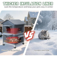 CSQOO weather-resistant plastic construction withstands wind and rain.