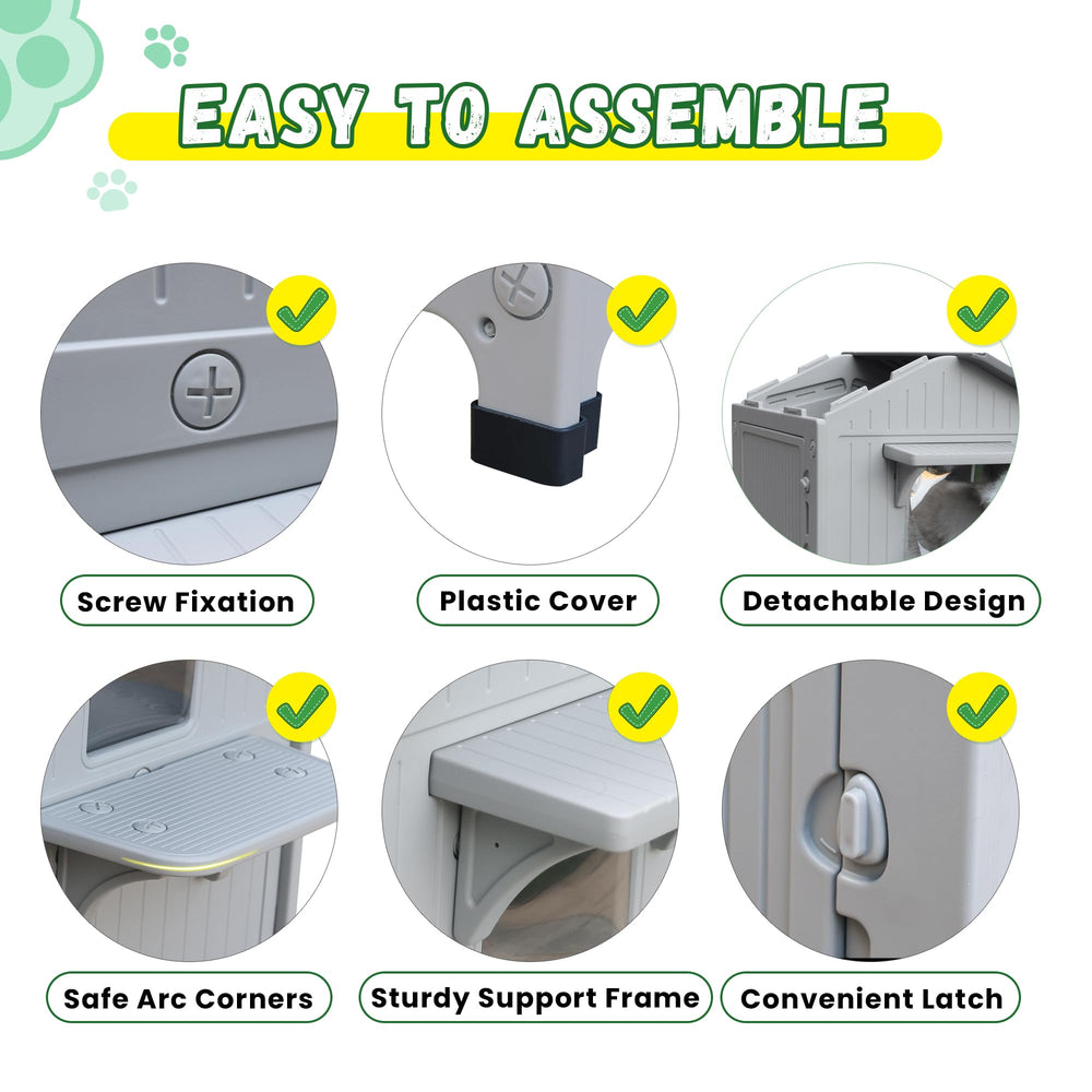 CSQOO removable fabric cover is machine washable for fresh shelter.