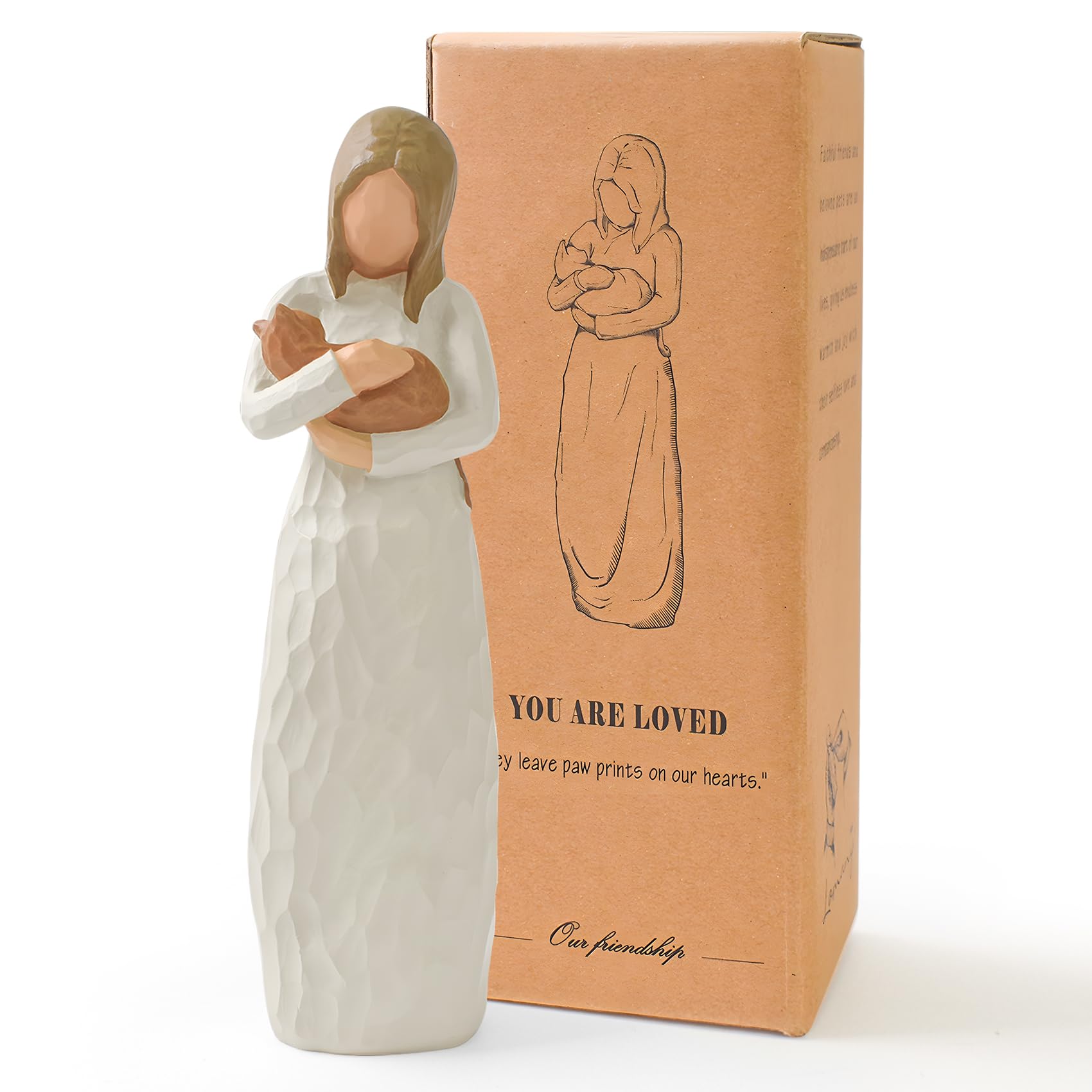 Cuayaes five-point-six-inch keepsake statue packaged for gifting