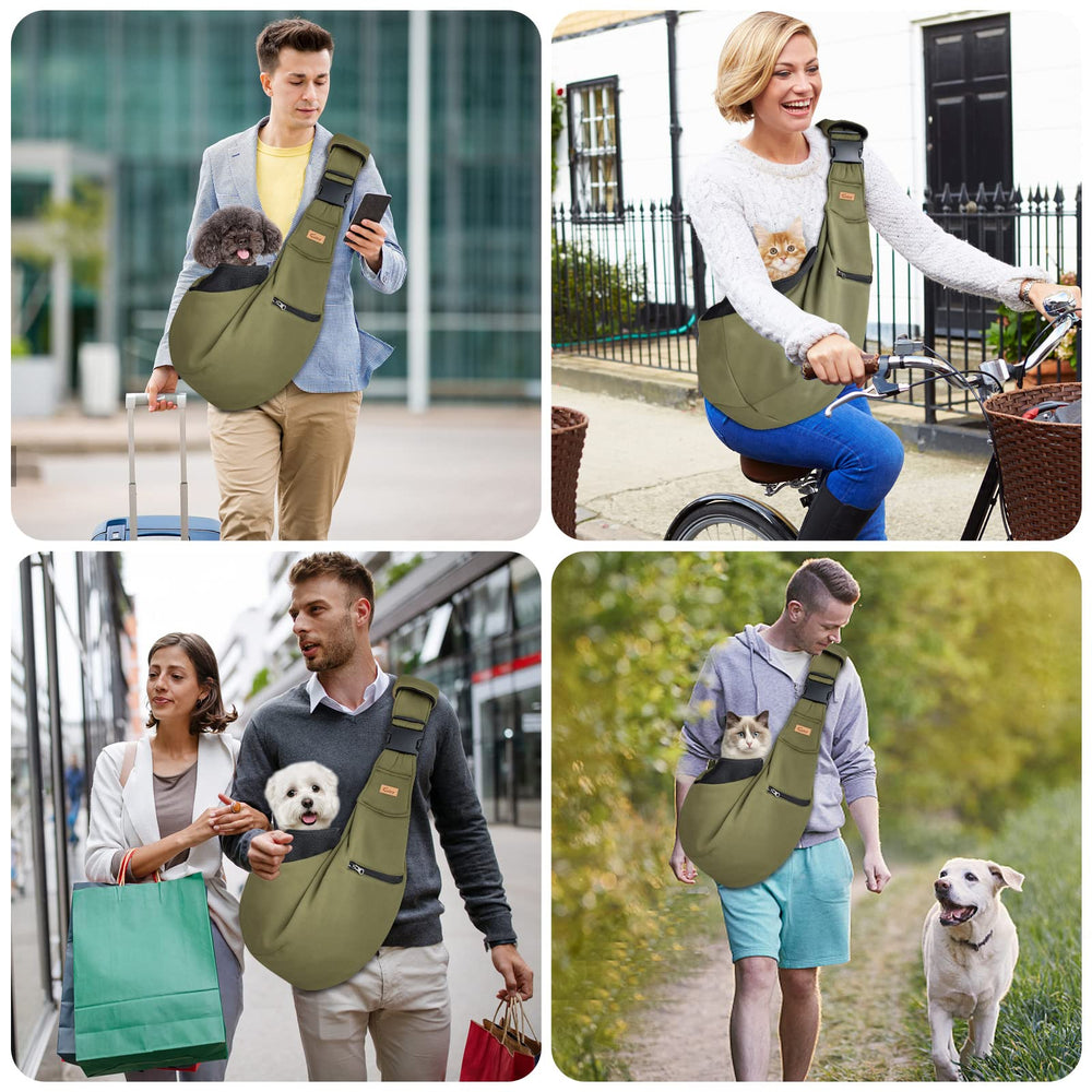 CUBY sling carrier adjustable harness offers a customizable secure fit