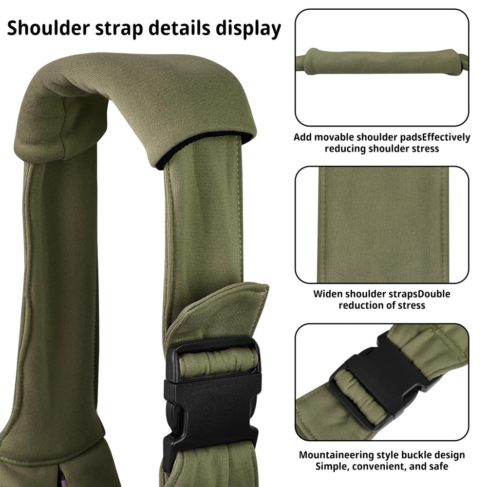 CUBY sling carrier ideal for outdoor strolls and urban errands
