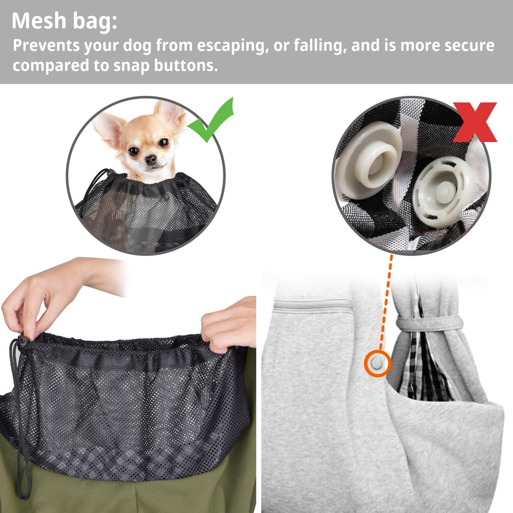 CUBY sling carrier padded shoulder improves comfort during longer outings